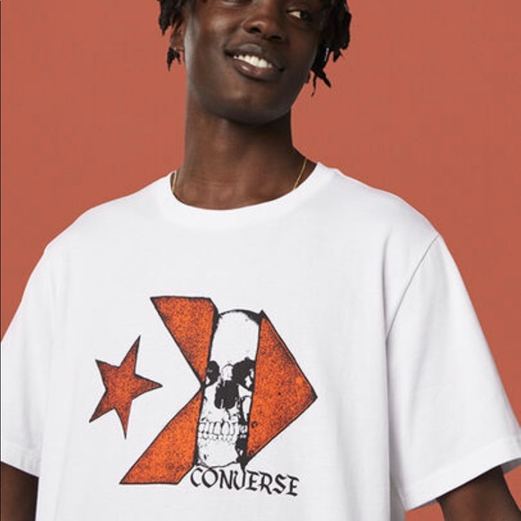 Converse Vice Short Sleeve Men’s Tee White - Picture 4 of 6